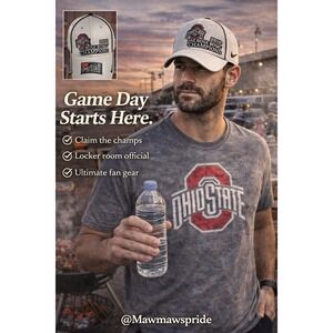 Ohio State Buckeyes Nike 2010 Rose Bowl Champions‎ Hat Cap Official Locker Room